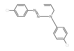 4-chloro-N-(4-chlorophenyl)diazenyl-N-prop-2-enyl-aniline结构式