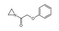 1-(aziridin-1-yl)-2-phenoxyethanone Structure