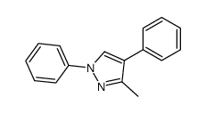 3-methyl-1,4-diphenylpyrazole Structure