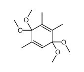 3,3,6,6-tetramethoxy-1,2,4-trimethylcyclohexa-1,4-diene Structure
