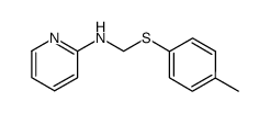 2-(p-tolylthiomethylamino)pyridine结构式