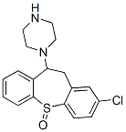 2-Chloro-10-piperazino-10,11-dihydrodibenzo[b,f]thiepin 5-oxide结构式