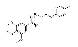 N-[3-(4-fluoro-N-methylanilino)-2-hydroxypropyl]-3,4,5-trimethoxybenzamide Structure