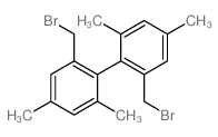 1,1'-Biphenyl,2,2'-bis(bromomethyl)-4,4',6,6'-tetramethyl-结构式
