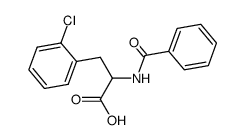 N-benzoyl-2-chloro-phenylalanine Structure