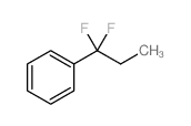 (1,1-Difluoropropyl)benzene structure