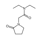 N,N-diethyl-2-(2-oxopyrrolidin-1-yl)acetamide Structure