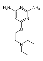 6-[2-(diethylamino)ethoxy]pyrimidine-2,4-diamine结构式