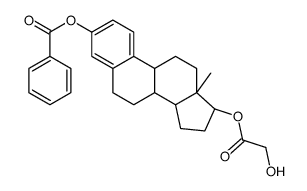 [(8S,9S,13S,14S,17S)-17-(2-hydroxyacetyl)oxy-13-methyl-6,7,8,9,11,12,1 4,15,16,17-decahydrocyclopenta[a]phenanthren-3-yl] benzoate结构式