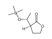 4,5-dihydro-3-(1'(trimethylsiloxy)-ethyl)-2-(3H)furanone Structure