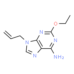 9H-Purin-6-amine,2-ethoxy-9-(2-propenyl)-(9CI) structure