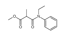 methyl 3-(ethyl(phenyl)amino)-2-methyl-3-oxopropanoate Structure