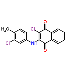 2-CHLORO-3-(3-CHLORO-4-METHYLANILINO)NAPHTHOQUINONE picture