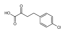 4-(p-chlorophenyl)-2-oxobutanoic acid结构式