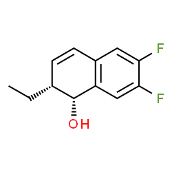 1-Naphthalenol,2-ethyl-6,7-difluoro-1,2-dihydro-,(1R,2R)-(9CI)结构式