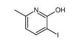 3-iodo-6-methyl-1H-2-pyridone structure