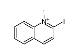 2-iodo-1-methyl-quinolinium结构式