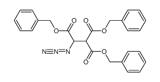 tribenzyl 1-azidoethane-1,2,2-tricarboxylate Structure