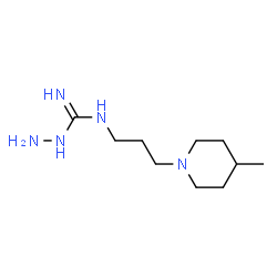 Hydrazinecarboximidamide, N-[3-(4-methyl-1-piperidinyl)propyl]- (9CI)结构式