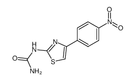 1-(4-(4-nitrophenyl)thiazol-2-yl)urea结构式