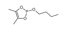 2-butoxy-4,5-dimethyl-1,3,2-dioxaphospholene Structure