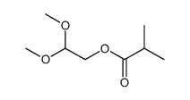 isobutyric acid 2,2-dimethoxy-ethyl ester Structure
