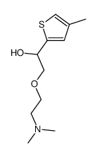 2-Thiophenemethanol,alpha-[[2-(dimethylamino)ethoxy]methyl]-4-methyl-(9CI) structure