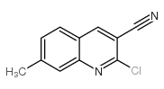 2-氯-7-甲基喹啉-3-甲腈结构式