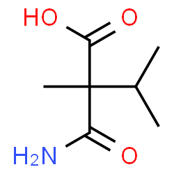 Butanoic acid,2-(aminocarbonyl)-2,3-dimethyl-结构式
