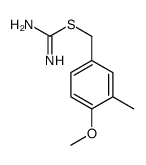 Carbamimidothioic acid, (4-methoxy-3-methylphenyl)methyl ester (9CI)结构式