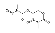 2-(methyl-nitroso-carbamoyl)oxyethyl N-methyl-N-nitroso-carbamate结构式