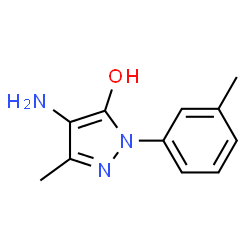 Pyrazol-5-ol, 4-amino-3-methyl-1-m-tolyl- (8CI) picture