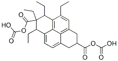 1,2,3,6,7,8-Hexahydropyrene-2,2,7,7-tetracarboxylic acid tetraethyl ester结构式