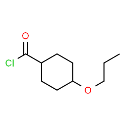 Cyclohexanecarbonyl chloride, 4-propoxy-, trans- (9CI) picture