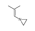 1-(2-methylprop-1-enyl)aziridine结构式