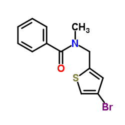 N-[(4-Bromo-2-thienyl)methyl]-N-methylbenzamide Structure