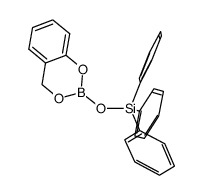 2-triphenylsiloxy-4H-1,3,2-benzodioxaborin结构式