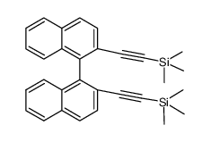 2,2'-bis[(trimethylsilyl)ethynyl]-1,1'-binaphthalene结构式
