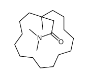 N,N-dimethyl-2-(1-methylcyclopentadecyl)acetamide结构式