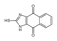2-sulfanylidene-1,3-dihydrobenzo[f]benzimidazole-4,9-dione结构式