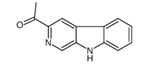 1-(9H-pyrido[3,4-b]indol-3-yl)ethanone Structure