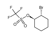 trans-2-Bromo-1-[(trifluoromethanesulfonyl)oxy]cyclohexane Structure