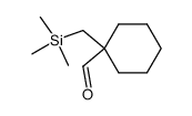 1-((trimethylsilyl)methyl)cyclohexane-1-carbaldehyde结构式