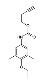 but-3-ynyl N-(4-ethoxy-3,5-dimethylphenyl)carbamate Structure
