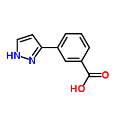 3-(1H-Pyrazol-3-yl)benzoic acid Structure