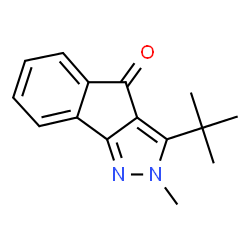 3-(TERT-BUTYL)-2-METHYLINDENO[3,2-C]PYRAZOL-4-ONE结构式