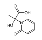 1(2H)-Pyridineacetic acid,-alpha--hydroxy--alpha--methyl-2-oxo-结构式