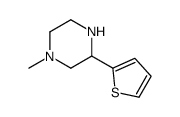 Piperazine, 1-methyl-3-(2-thienyl)- (9CI) structure