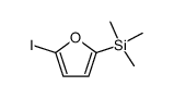 2-iodo-5-(trimethylsilyl)furan结构式