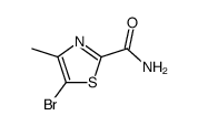 5-bromo-4-methyl-thiazole-2-carboxylic acid amide结构式